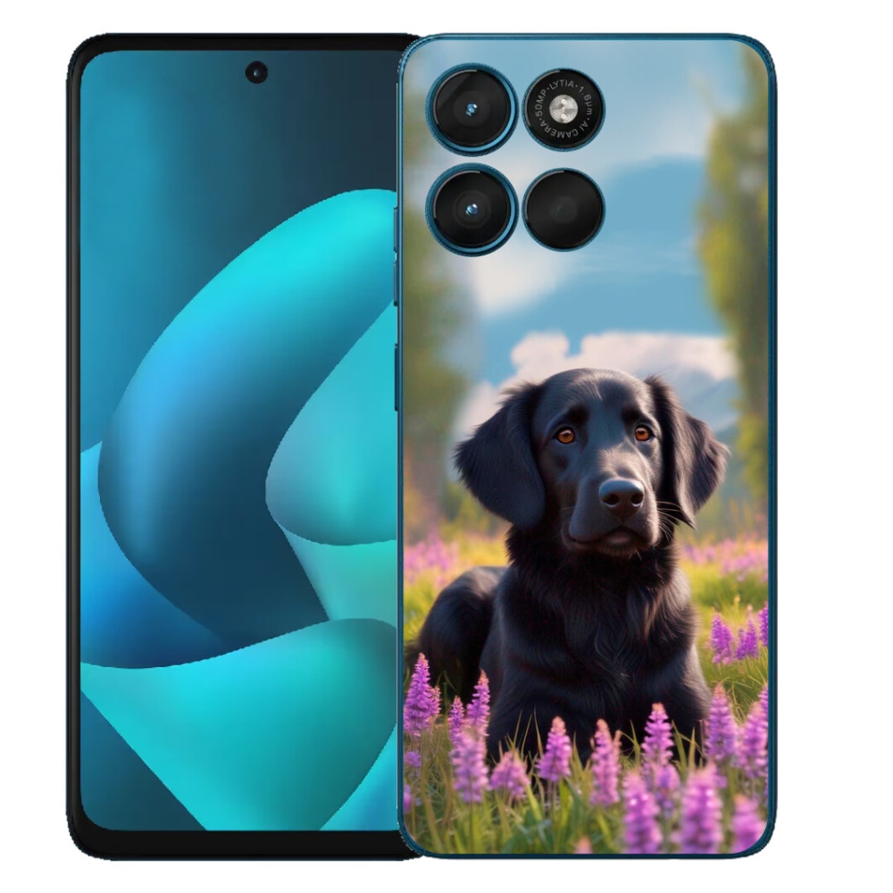 mmCase gélhuzat a Motorola Moto G57 Powerhez – elegáns fekete retriever
