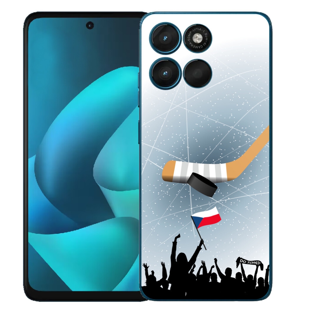 mmCase gél tok a Motorola Moto G57 Power-hez – jégkorongrajongóknak
