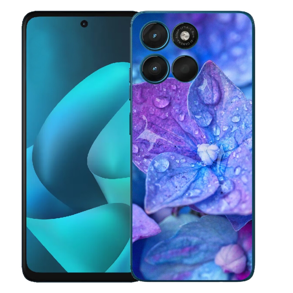 mmCase géltok a Motorola Moto G57 Power-hez – lila virág