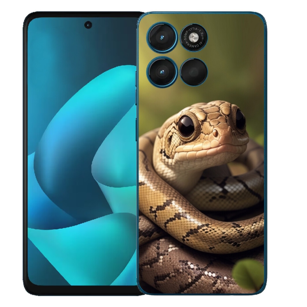 mmCase gélhuzat a Motorola Moto G57 Power-hez – kígyó 1