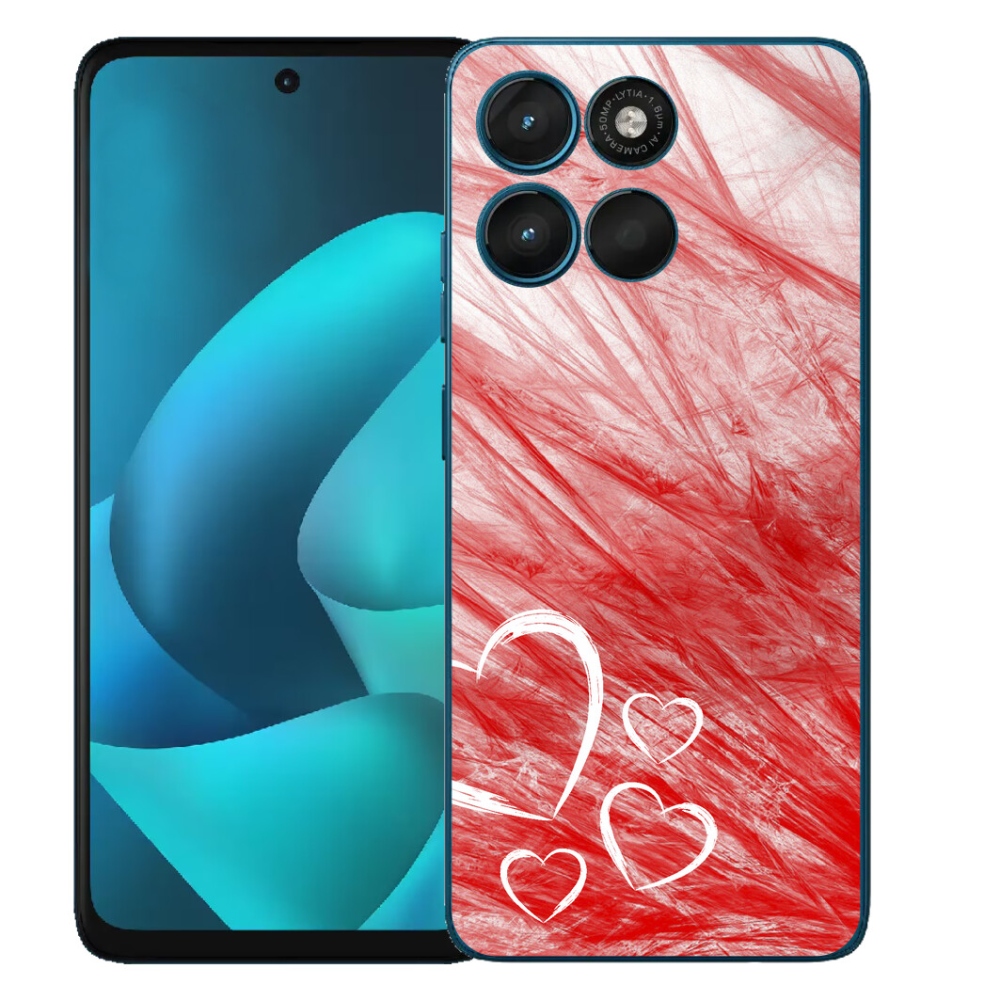 mmCase gél tok a Motorola Moto G57 Power-hez – szív