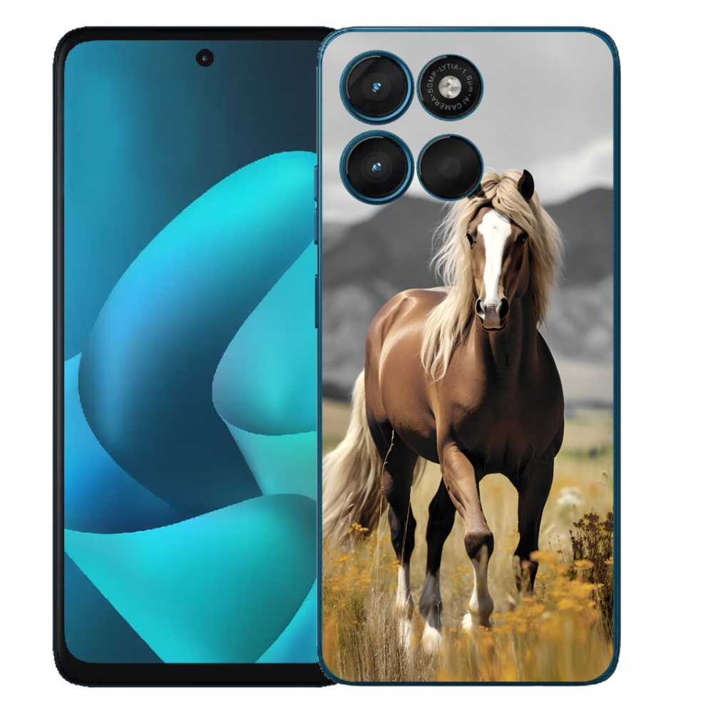 mmCase gél tok a Motorola Moto G57 Power-hez – barna ló 1