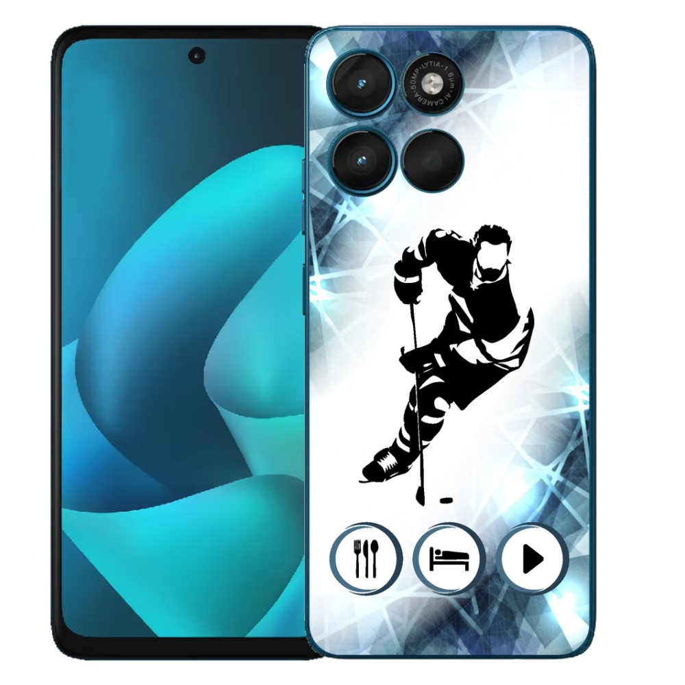 mmCase gél tok a Motorola Moto G57 Power-hez – jégkorong 1