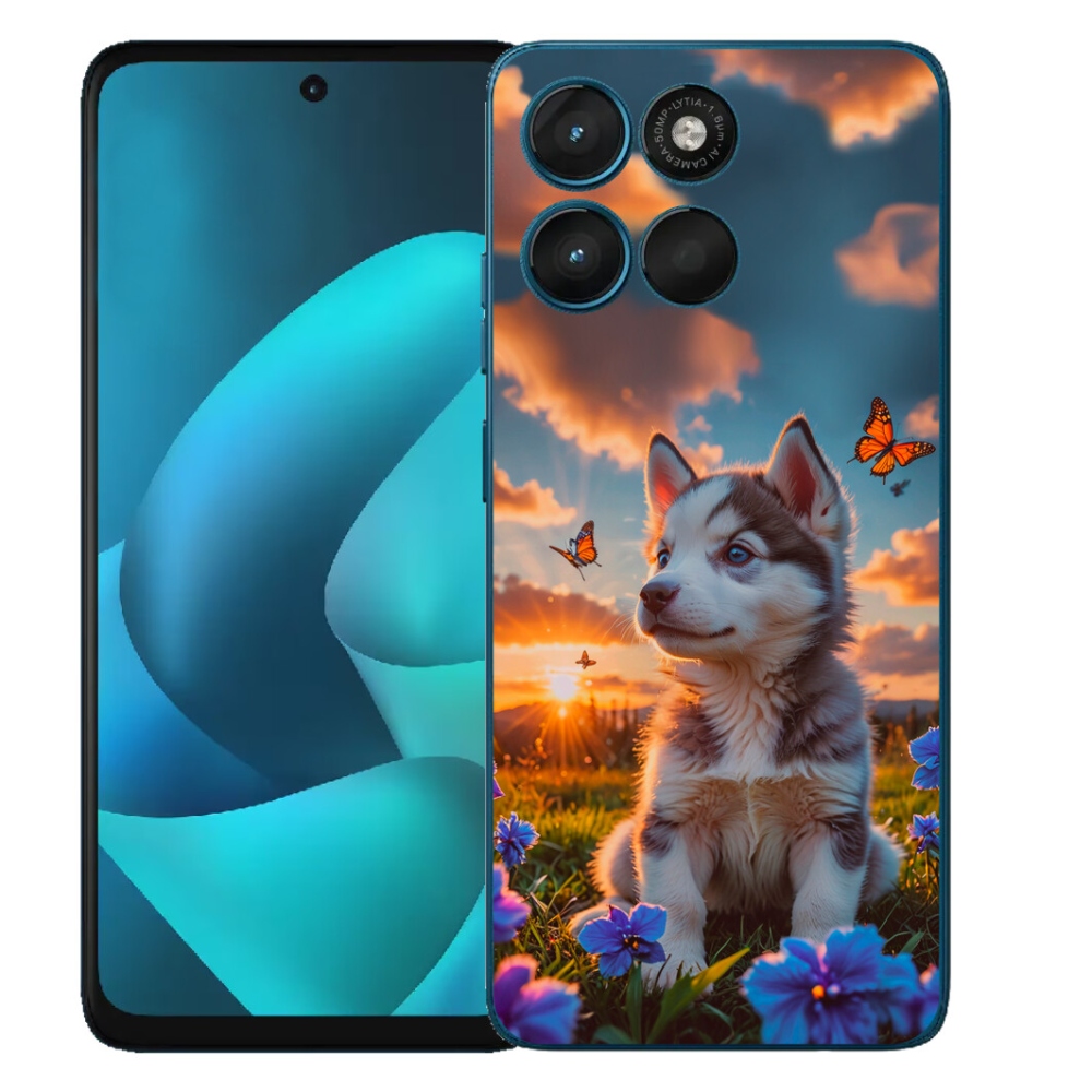 mmCase gél tok a Motorola Moto G57 Power-hez – husky naplementekor