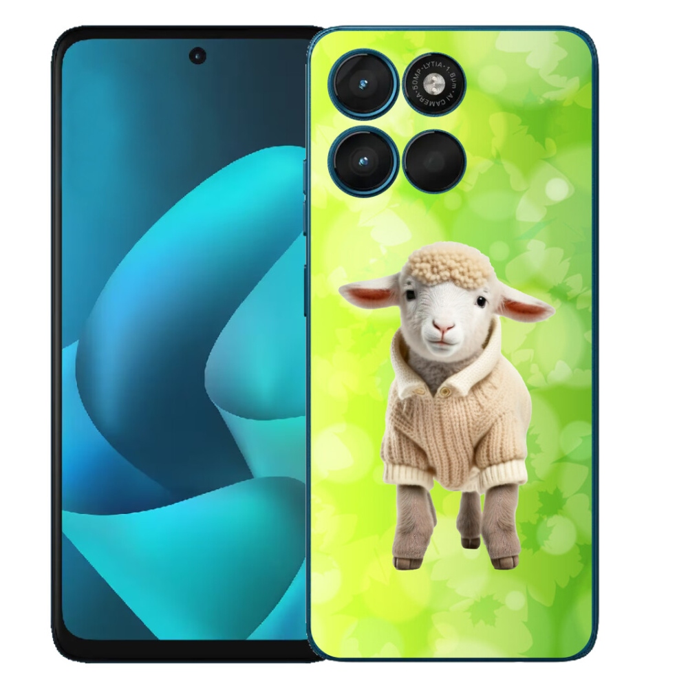 mmCase gél tok a Motorola Moto G57 Power-hez – pulóveres bárányka