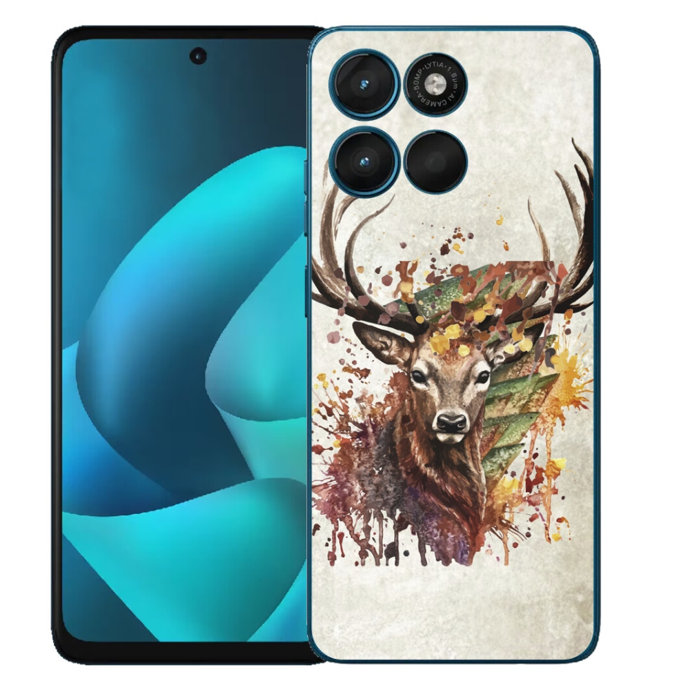 mmCase gélhuzat a Motorola Moto G57 Power-hez – szarvas 1