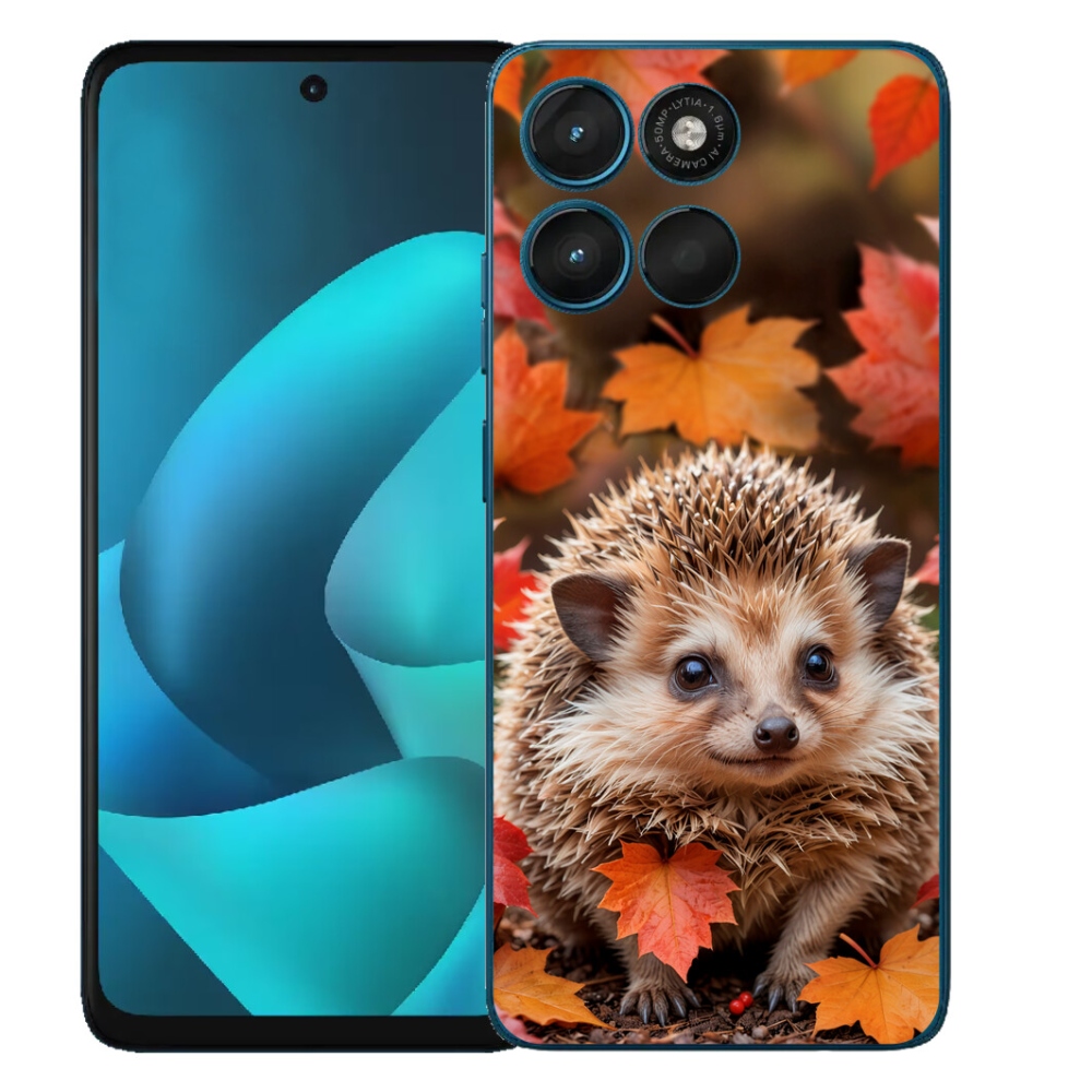 mmCase géltok a Motorola Moto G57 Power-hez – sündisznó a levelek között