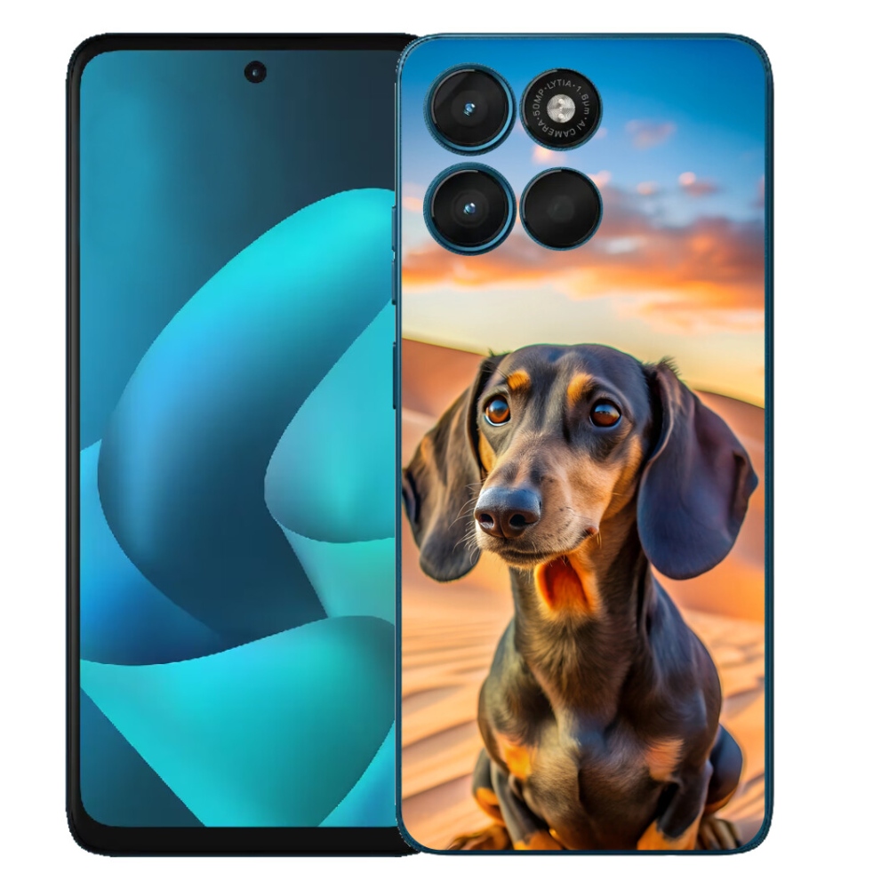 mmCase gél tok a Motorola Moto G57 Power-hez – dachshund 3 