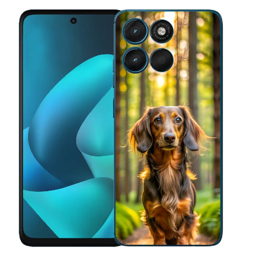 mmCase gél tok a Motorola Moto G57 Power-hez – dachshund 4