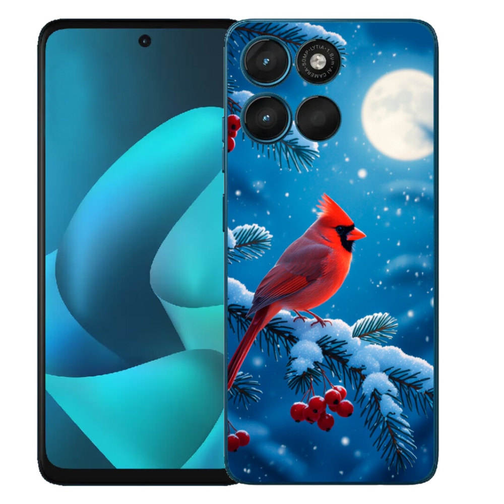 mmCase gélhuzat a Motorola Moto G57 Power-hez – kardinális piros