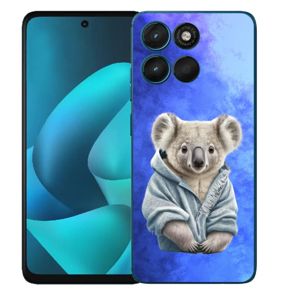 mmCase gél tok a Motorola Moto G57 Power-hez – pulóveres koala