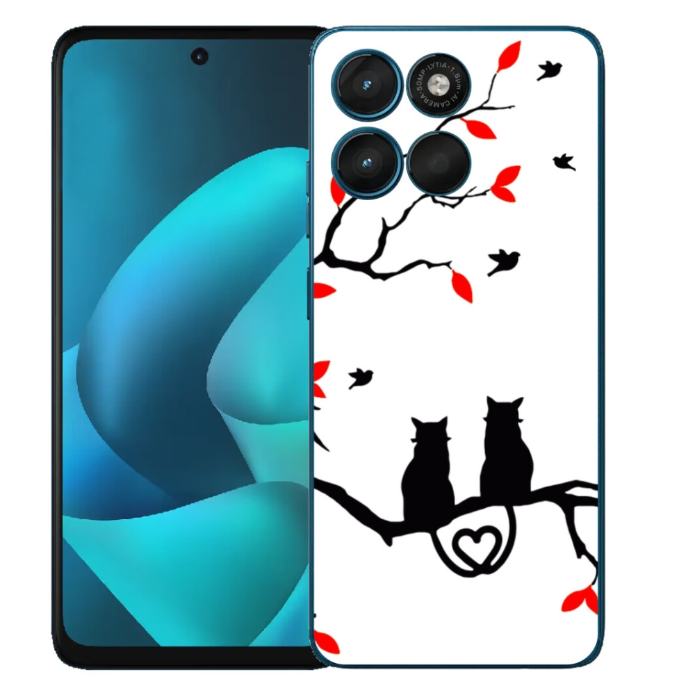 mmCase gél tok a Motorola Moto G57 Power-hez – macskás szerelem