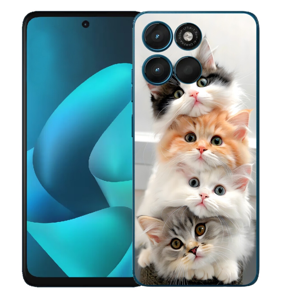 mmCase gél tok a Motorola Moto G57 Power-hez – macskás csapat