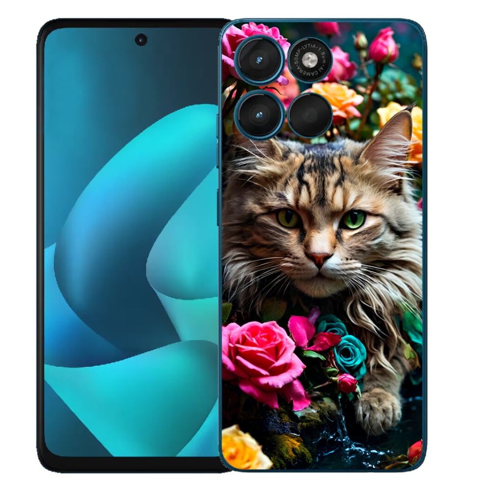 mmCase géltok a Motorola Moto G57 Power-hez – macskás mintázat 2