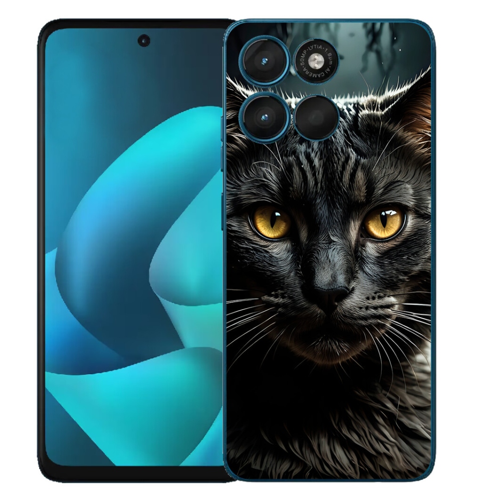 mmCase gélhuzat a Motorola Moto G57 Power-hez – macskás mintás 3