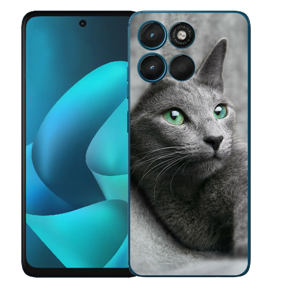 mmCase gél tok a Motorola Moto G57 Power-hez – macska 2