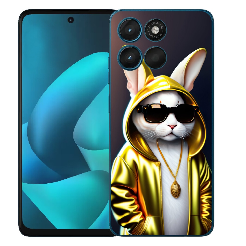 mmCase gél tok a Motorola Moto G57 Power-hez – macska boss