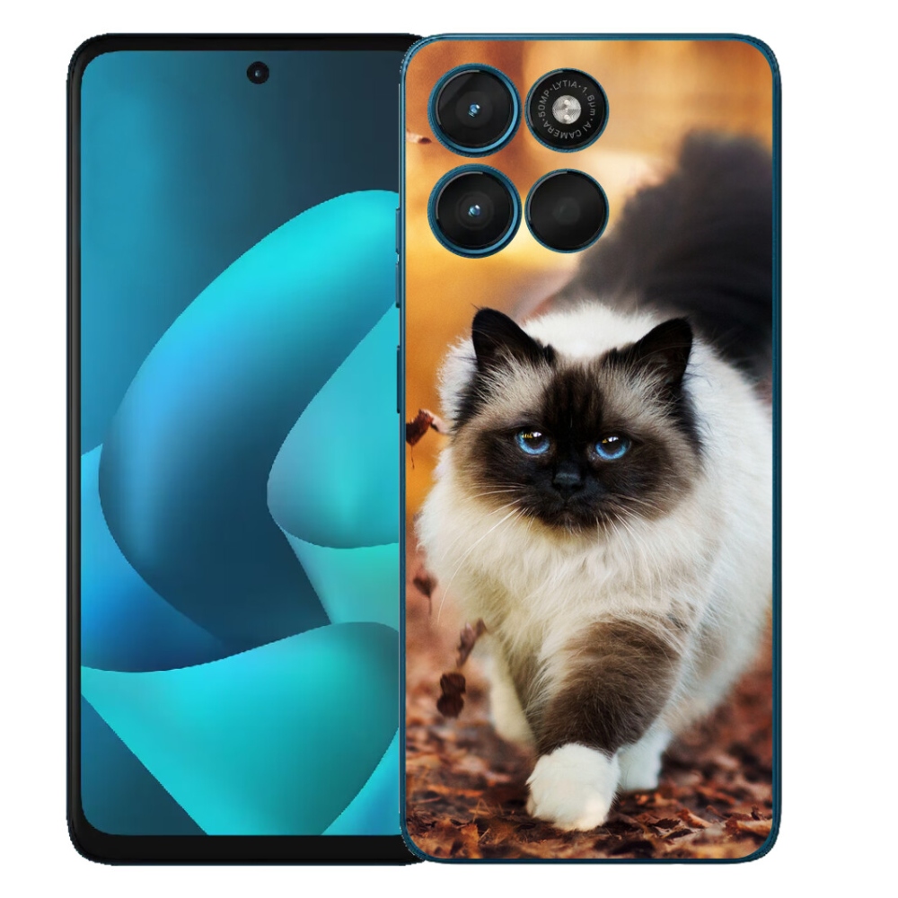 mmCase gél tok a Motorola Moto G57 Power-hez – macska