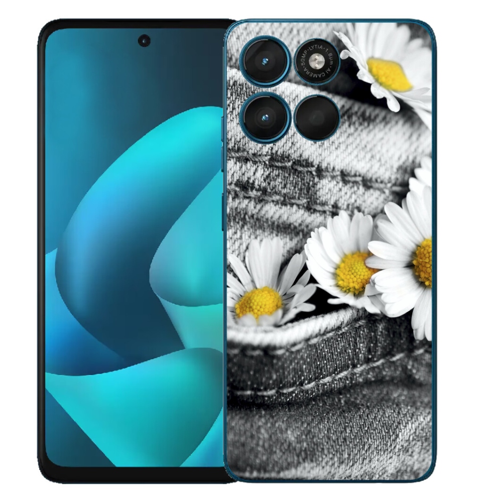 mmCase gélhuzat a Motorola Moto G57 Power-hez – margaréták