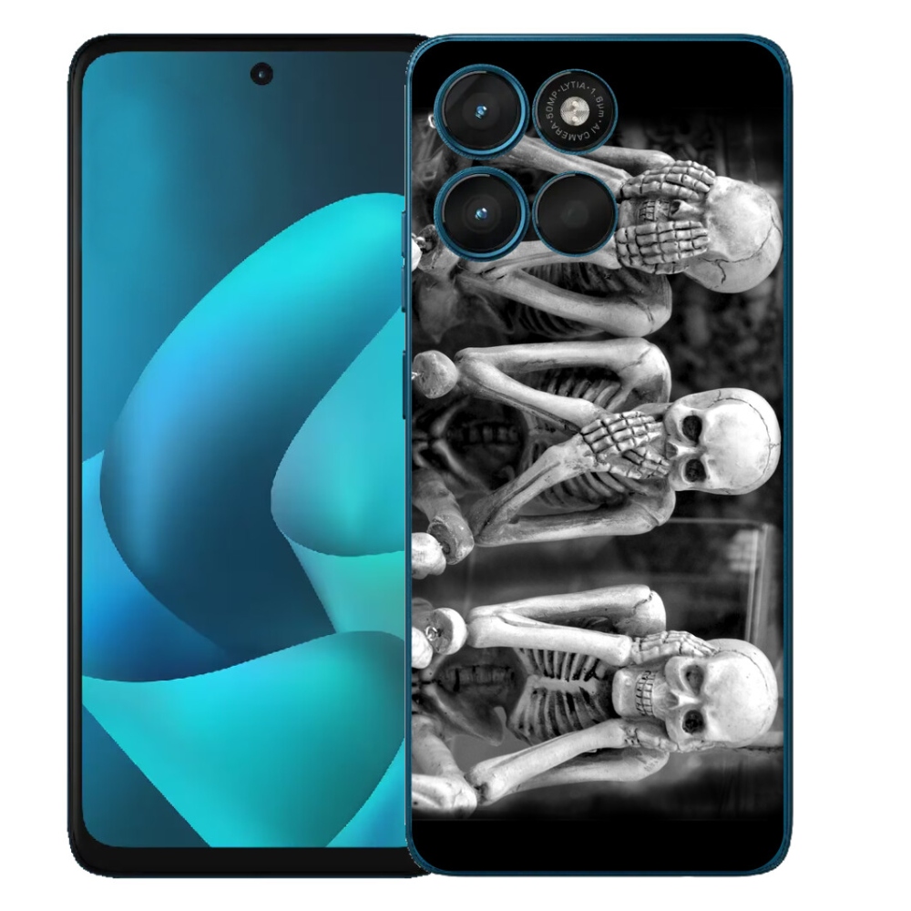mmCase géltok a Motorola Moto G57 Power-hez – csontvázak