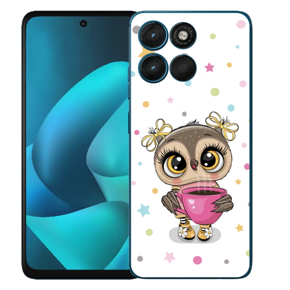 mmCase gélhuzat a Motorola Moto G57 Power-hez – rajzolt bagoly