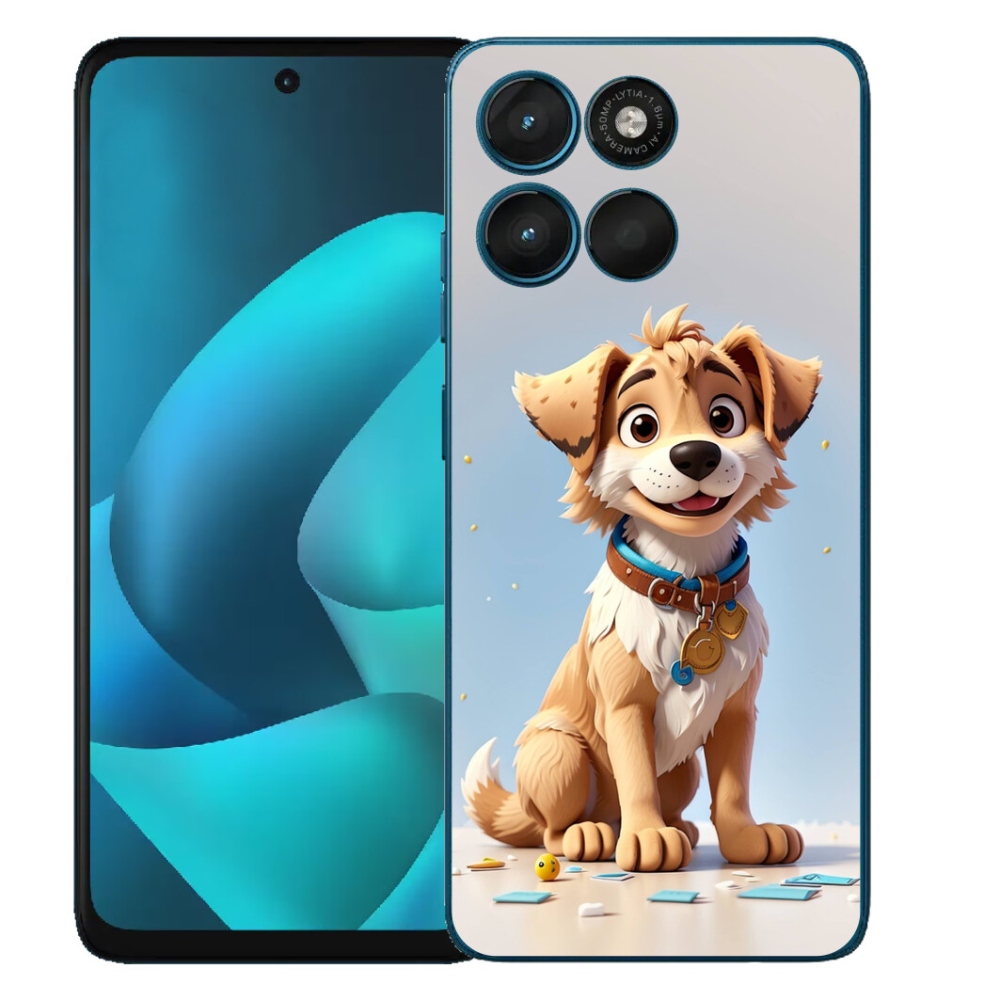 mmCase gél tok a Motorola Moto G57 Power-hez – rajzolt kiskutya