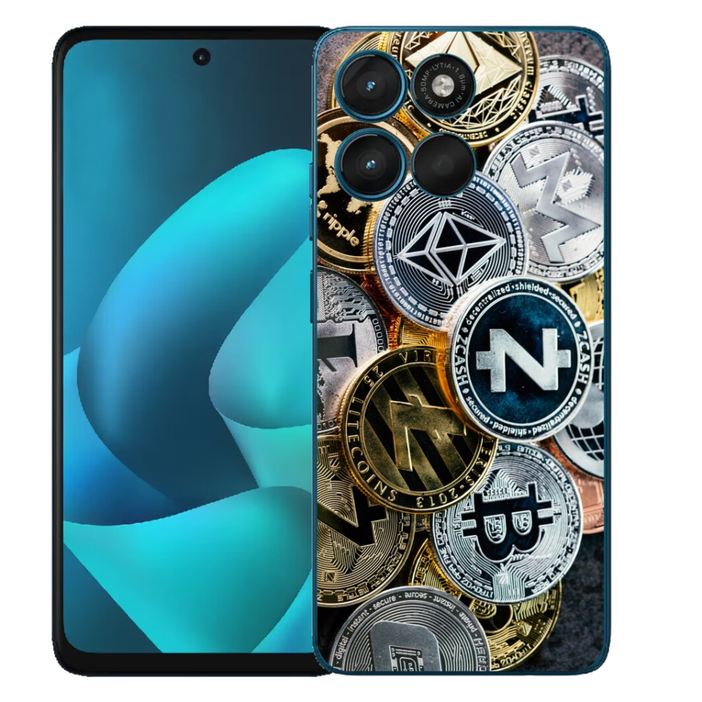 mmCase gél tok a Motorola Moto G57 Power-hez – kriptovaluták