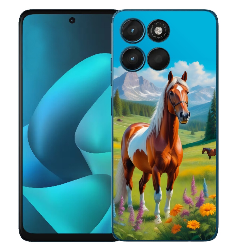 mmCase gél tok a Motorola Moto G57 Power-hez – ló a réten