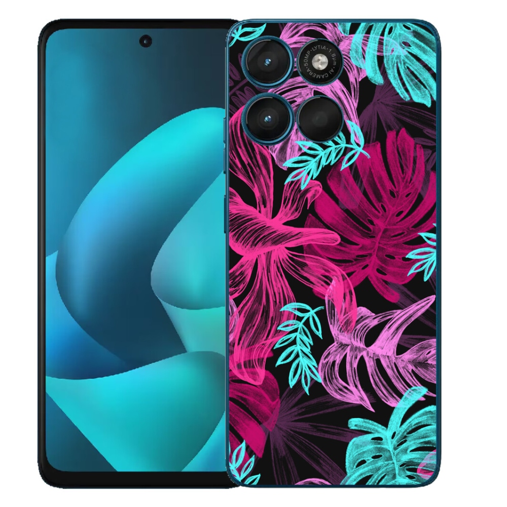mmCase gél tok a Motorola Moto G57 Power-hez – virágok 1