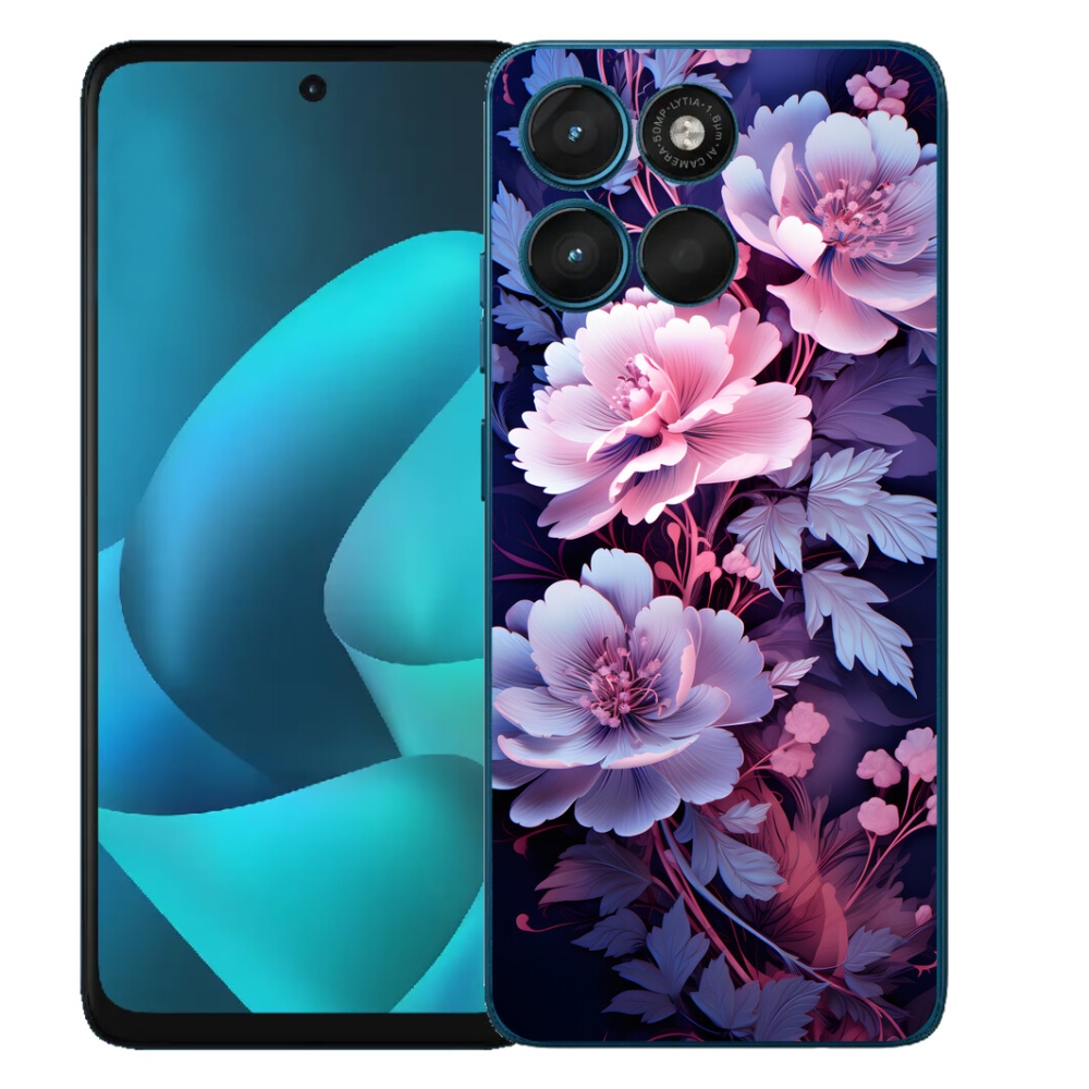mmCase gél tok a Motorola Moto G57 Power-hez – virágok 11