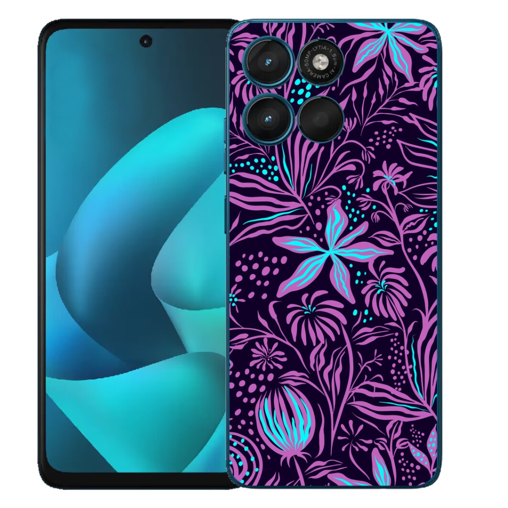 mmCase gél tok a Motorola Moto G57 Power-hez – virágok 2