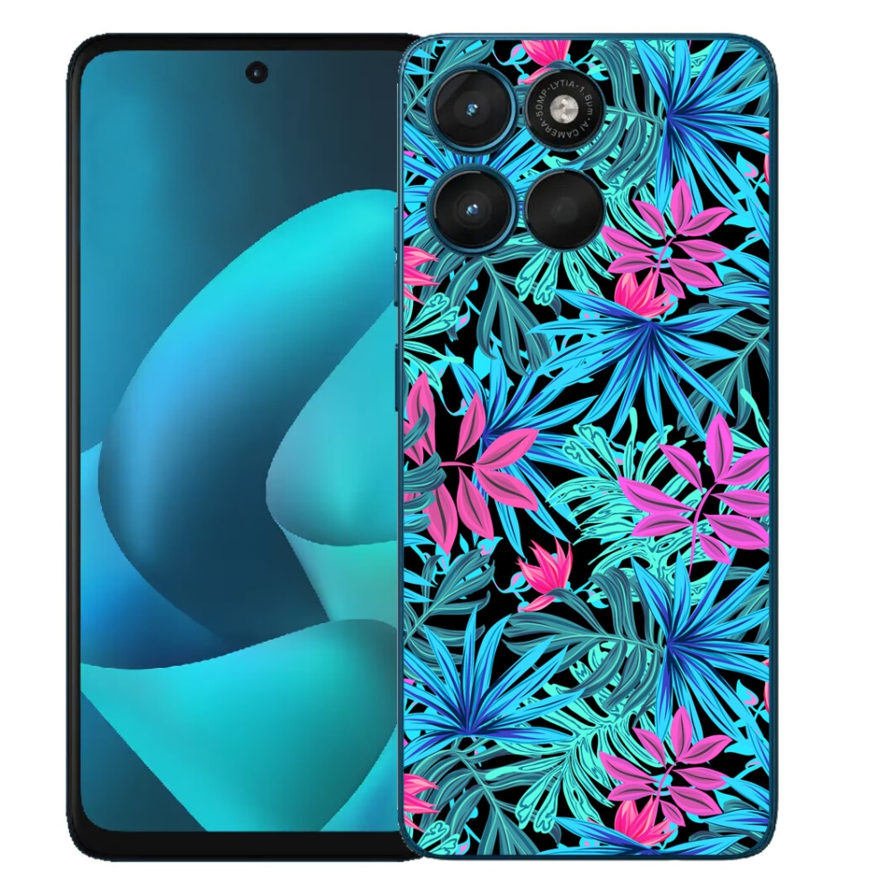 mmCase gél tok a Motorola Moto G57 Power-hez – virágok 3