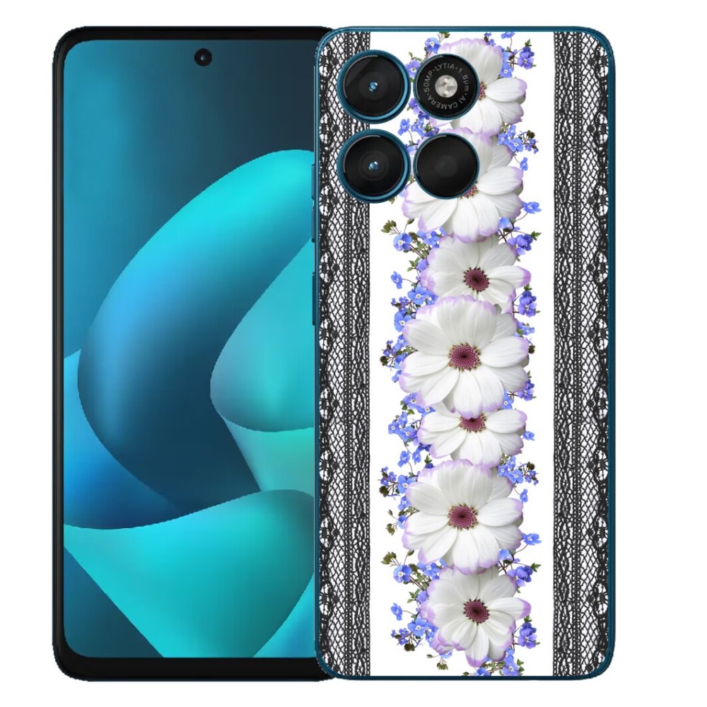 mmCase gél tok a Motorola Moto G57 Power-hez – virágok 8