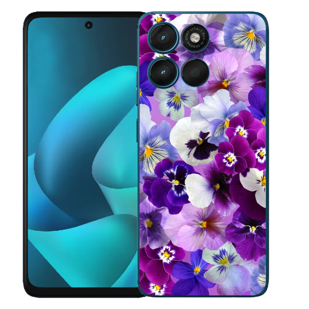 mmCase gél tok a Motorola Moto G57 Power-hez – virágok 9