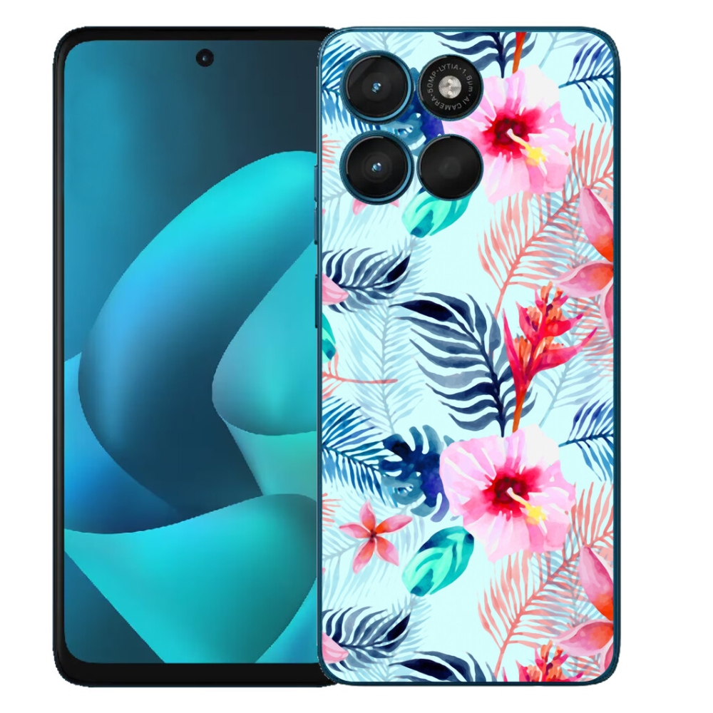 mmCase gélhuzat a Motorola Moto G57 Power-hez – virágok