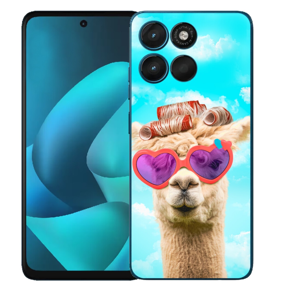 mmCase gél tok a Motorola Moto G57 Power-hez – szemüveges láma