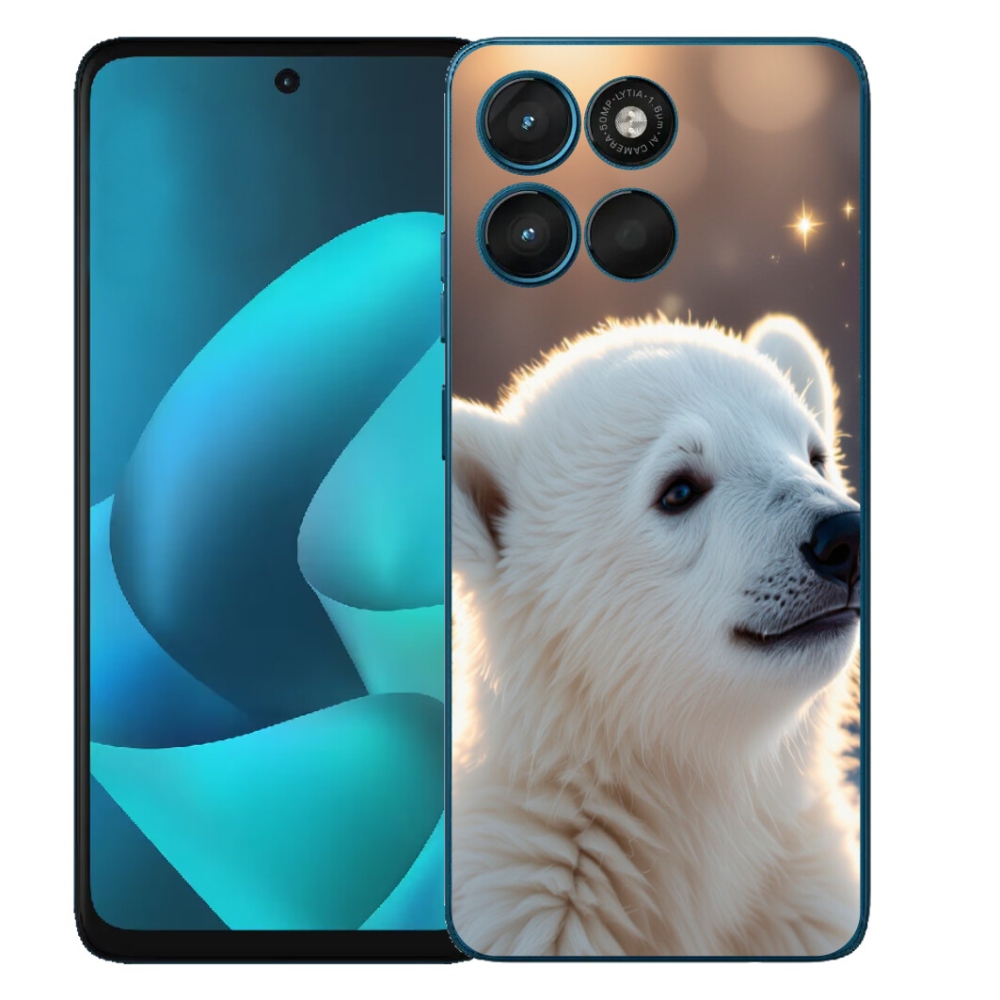 mmCase gélhuzat a Motorola Moto G57 Power-hez – jegesmedve