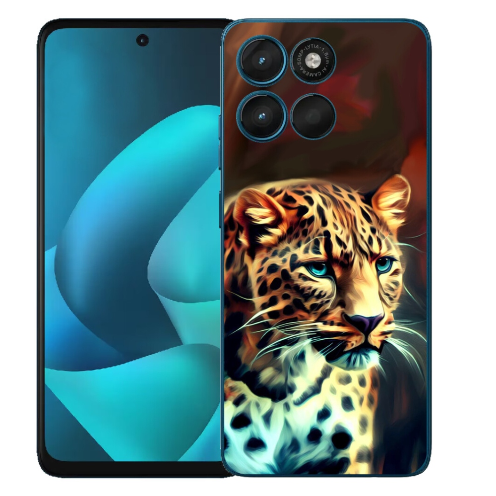 mmCase gél tok a Motorola Moto G57 Power-hez – leopárdminta