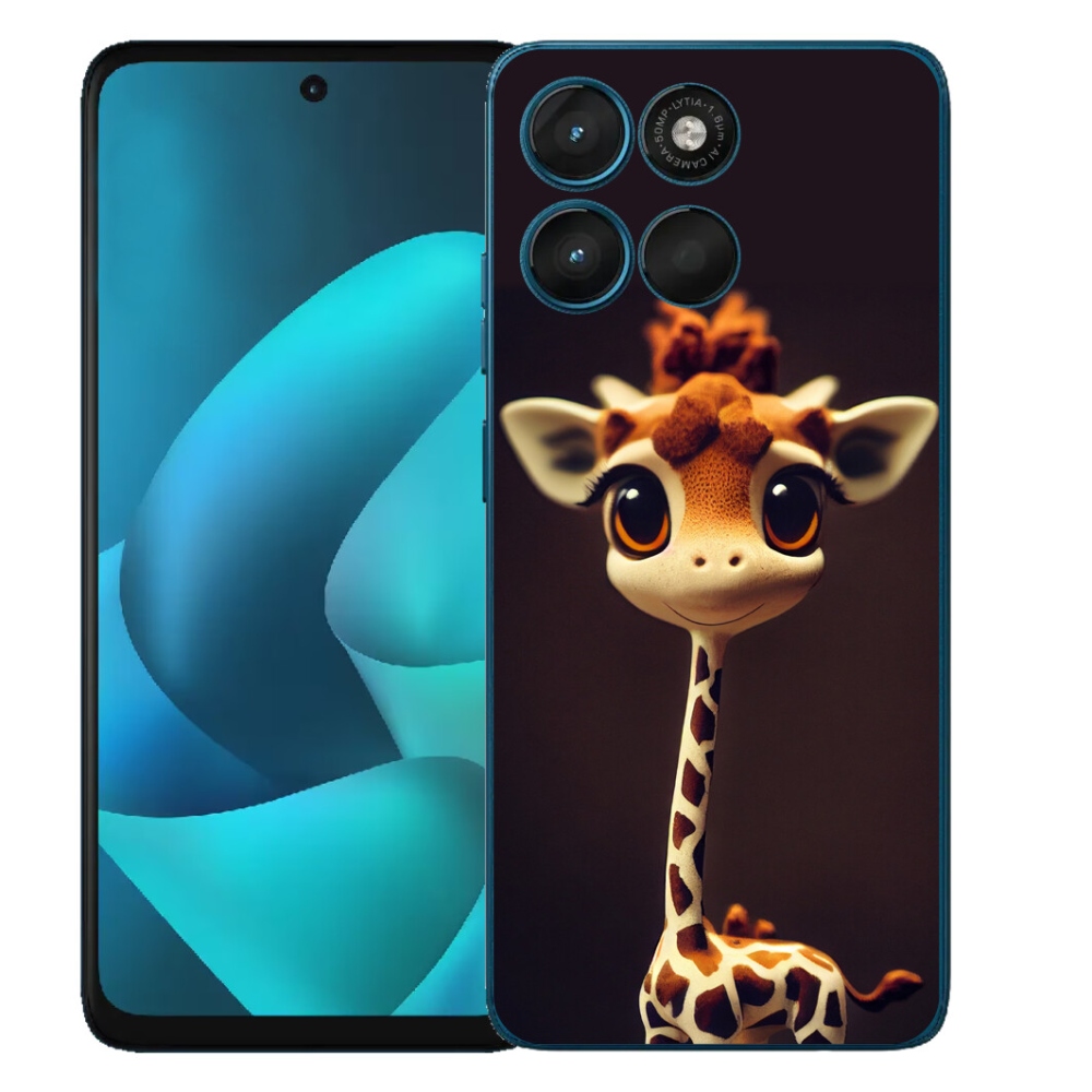 mmCase gél tok a Motorola Moto G57 Power-hez – kis zsiráf