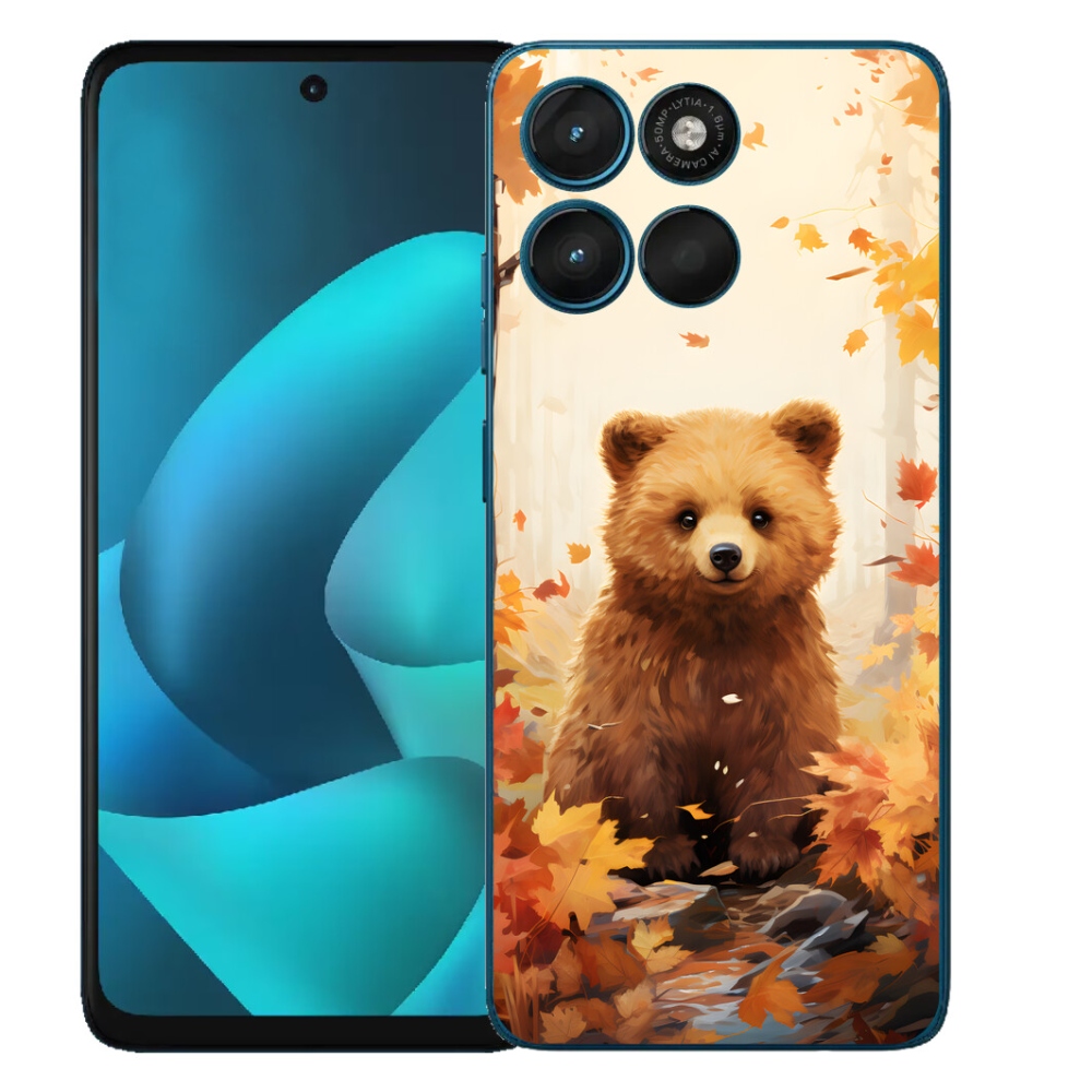 mmCase géltok a Motorola Moto G57 Powerhez – medve az erdőben