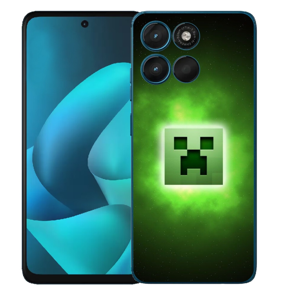 mmCase gél tok a Motorola Moto G57 Power-hez – Minecraft