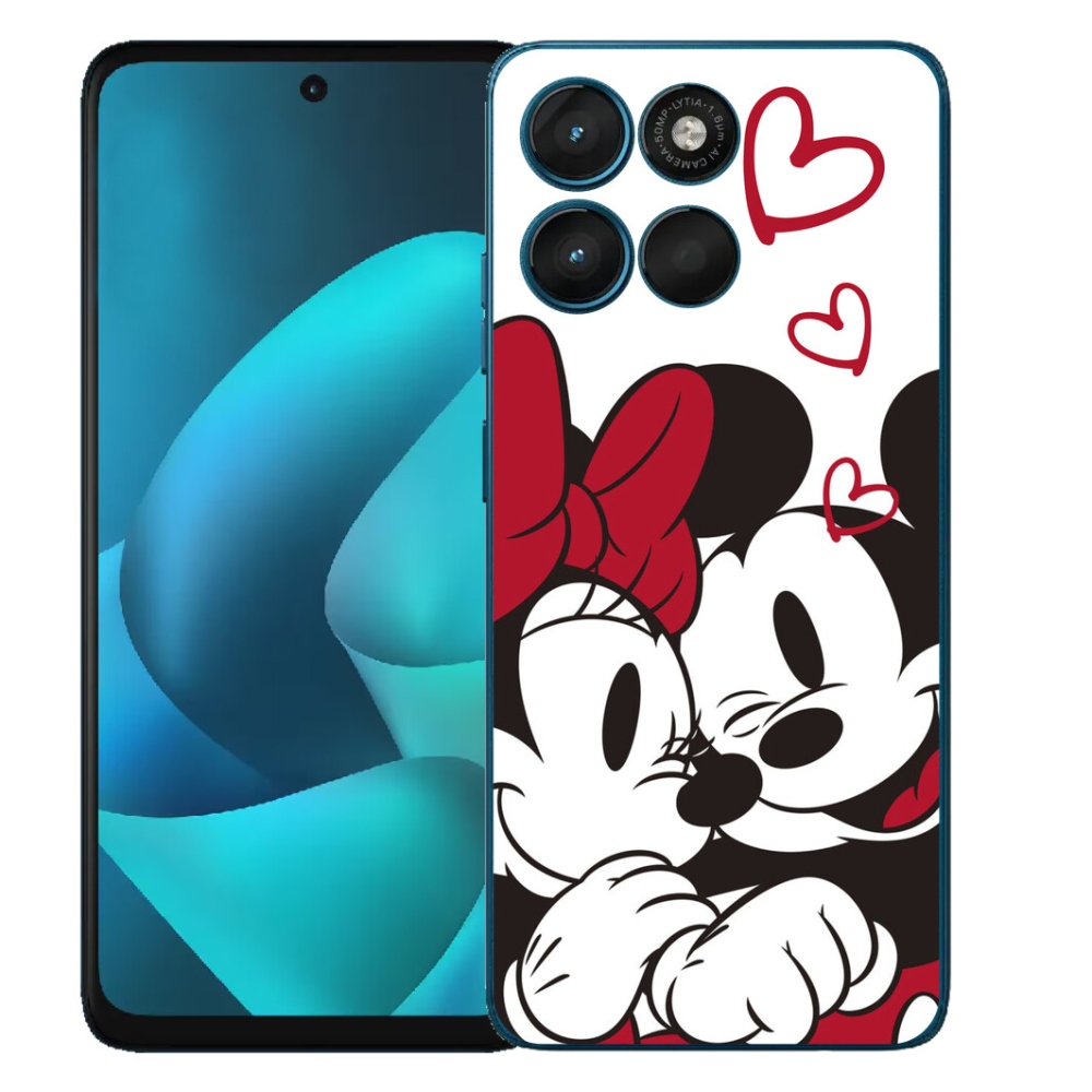 mmCase gél tok a Motorola Moto G57 Power-hez – Minnie és Mickey