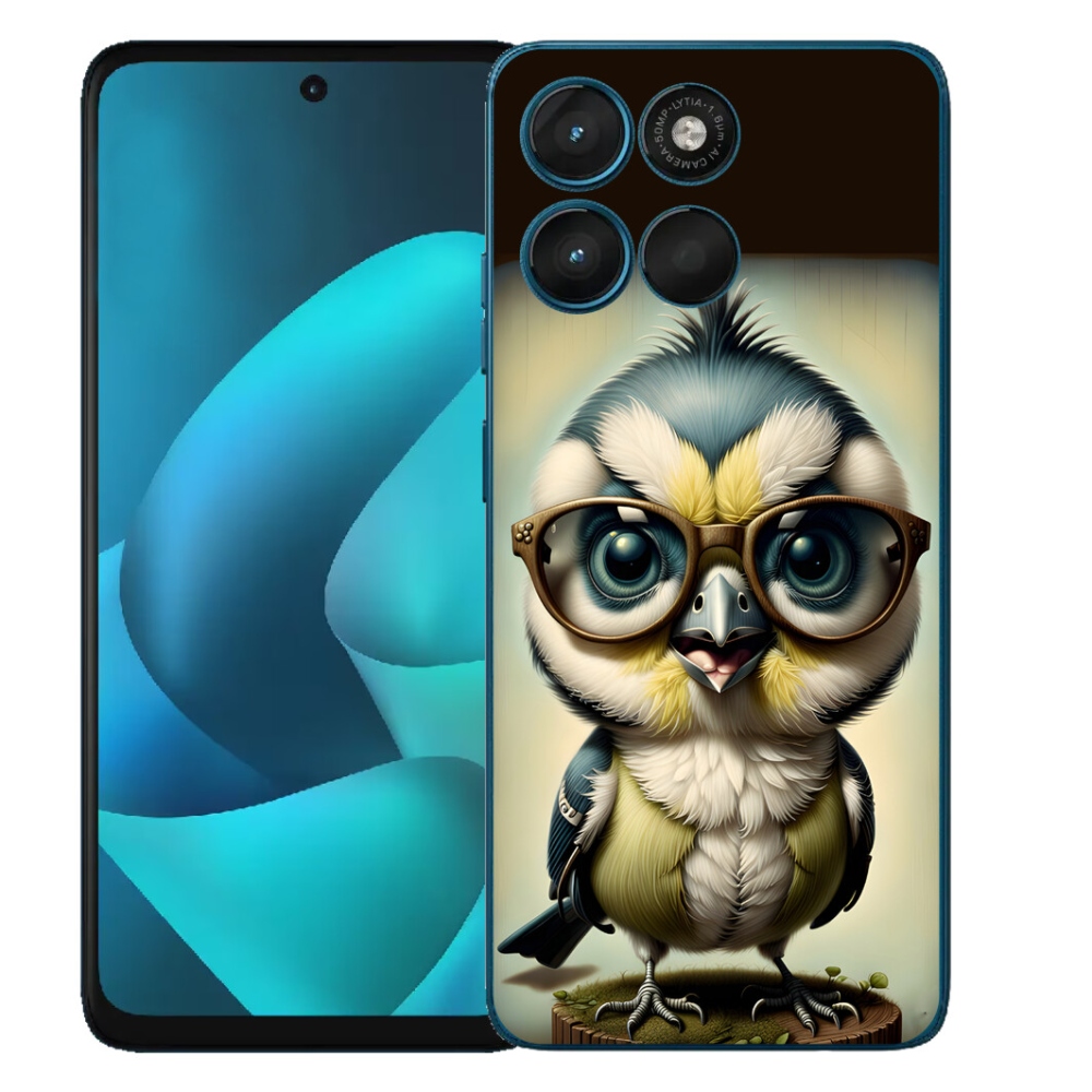 mmCase gél tok a Motorola Moto G57 Power-hez – szemüveges kölyök