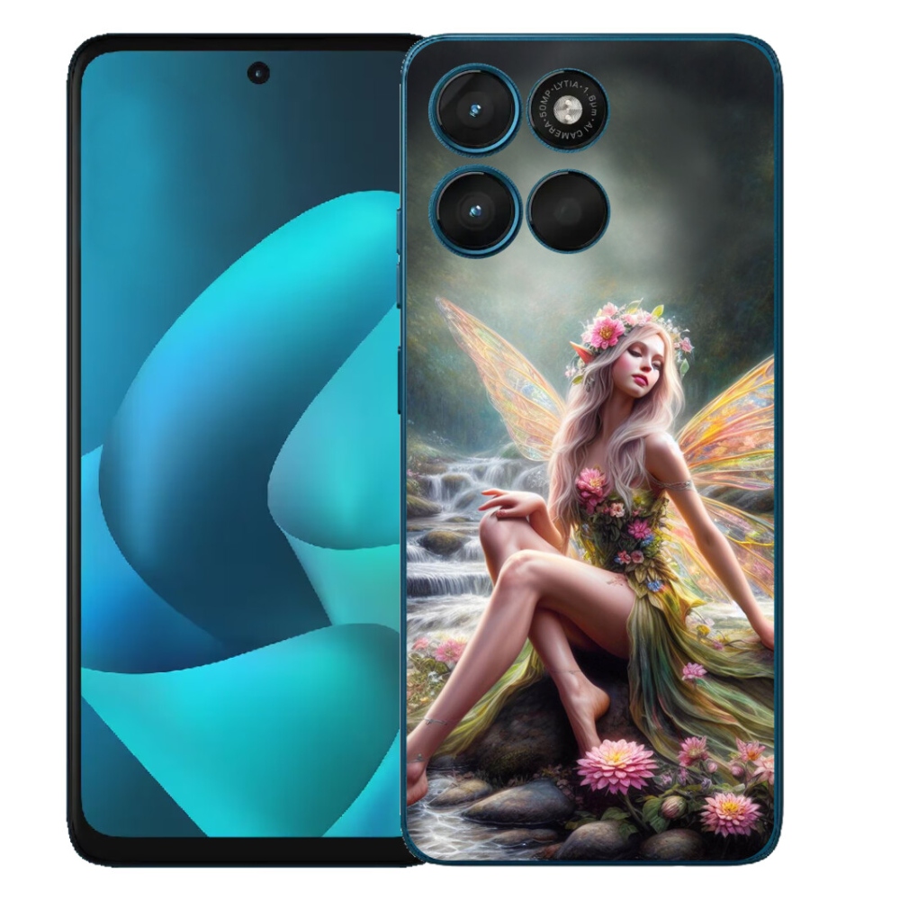 mmCase géltok a Motorola Moto G57 Power-hez – pillangós nő 1