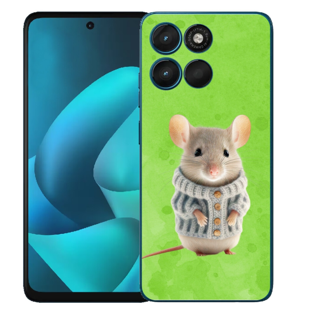 mmCase gél tok a Motorola Moto G57 Power-hez – pulóveres egér