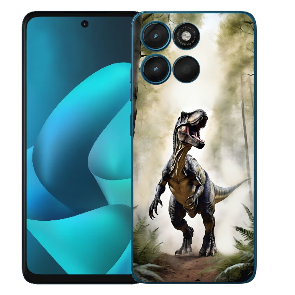 mmCase géltok a Motorola Moto G57 Power-hez – dühös T-Rex