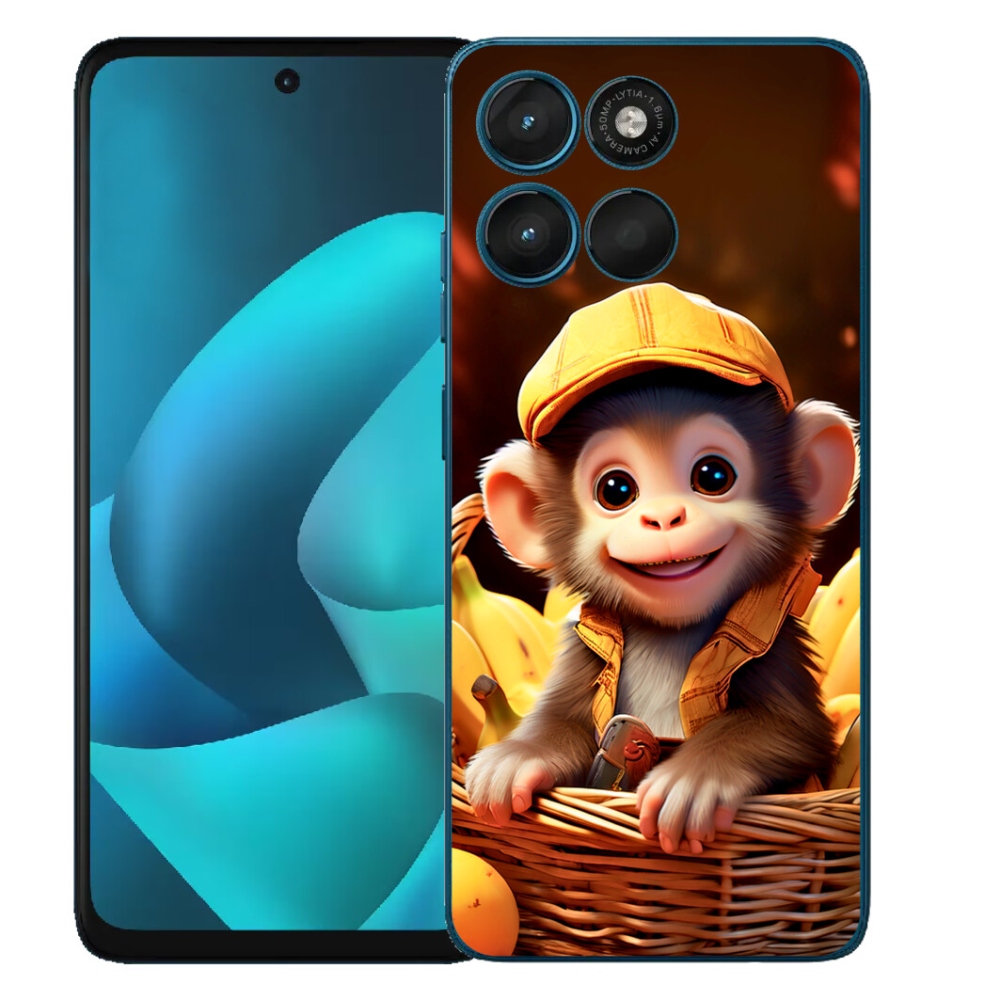 mmCase gél tok a Motorola Moto G57 Power-hez – majom a kosárban