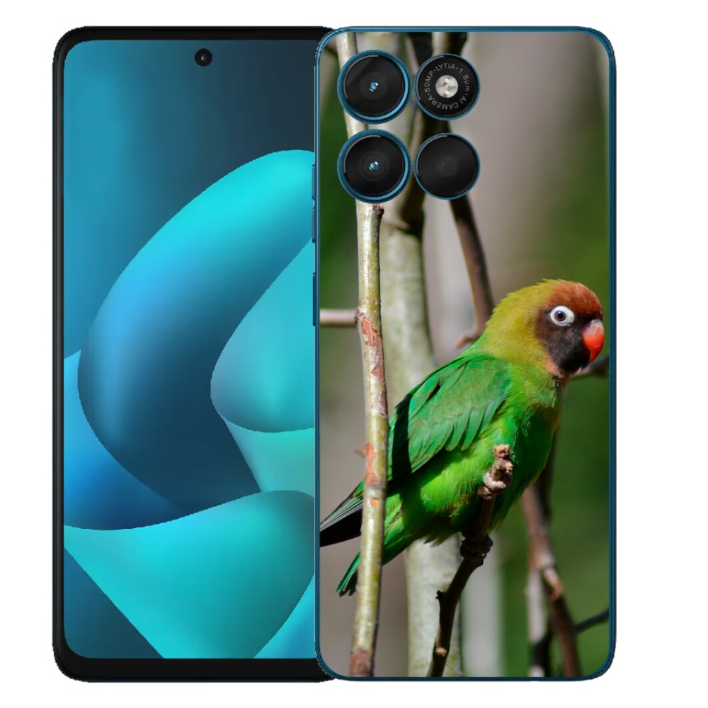 mmCase gélhuzat a Motorola Moto G57 Power-hez – agapornis papagáj