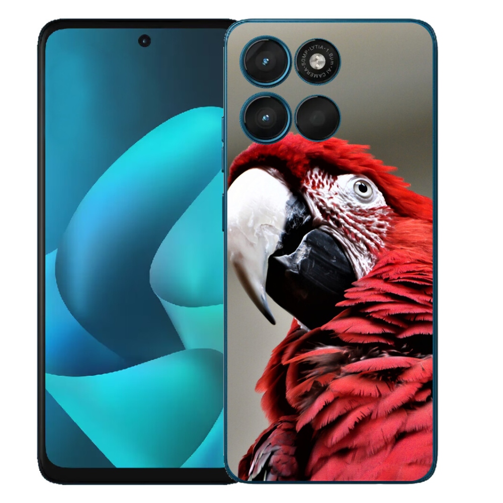 mmCase géltok a Motorola Moto G57 Power-hez – vörös ara papagáj