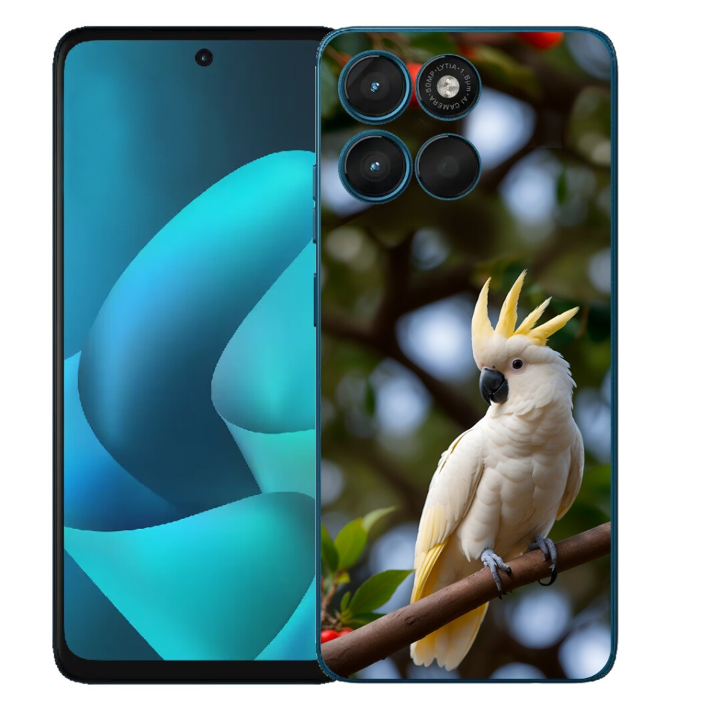 mmCase gélhuzat a Motorola Moto G57 Power-hez – kakadu papagáj 3